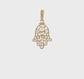 14K Yellow Gold Hamsa Pendant - product video
