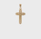 10K Gold Fleur de Lis Crucifix Pendant video
