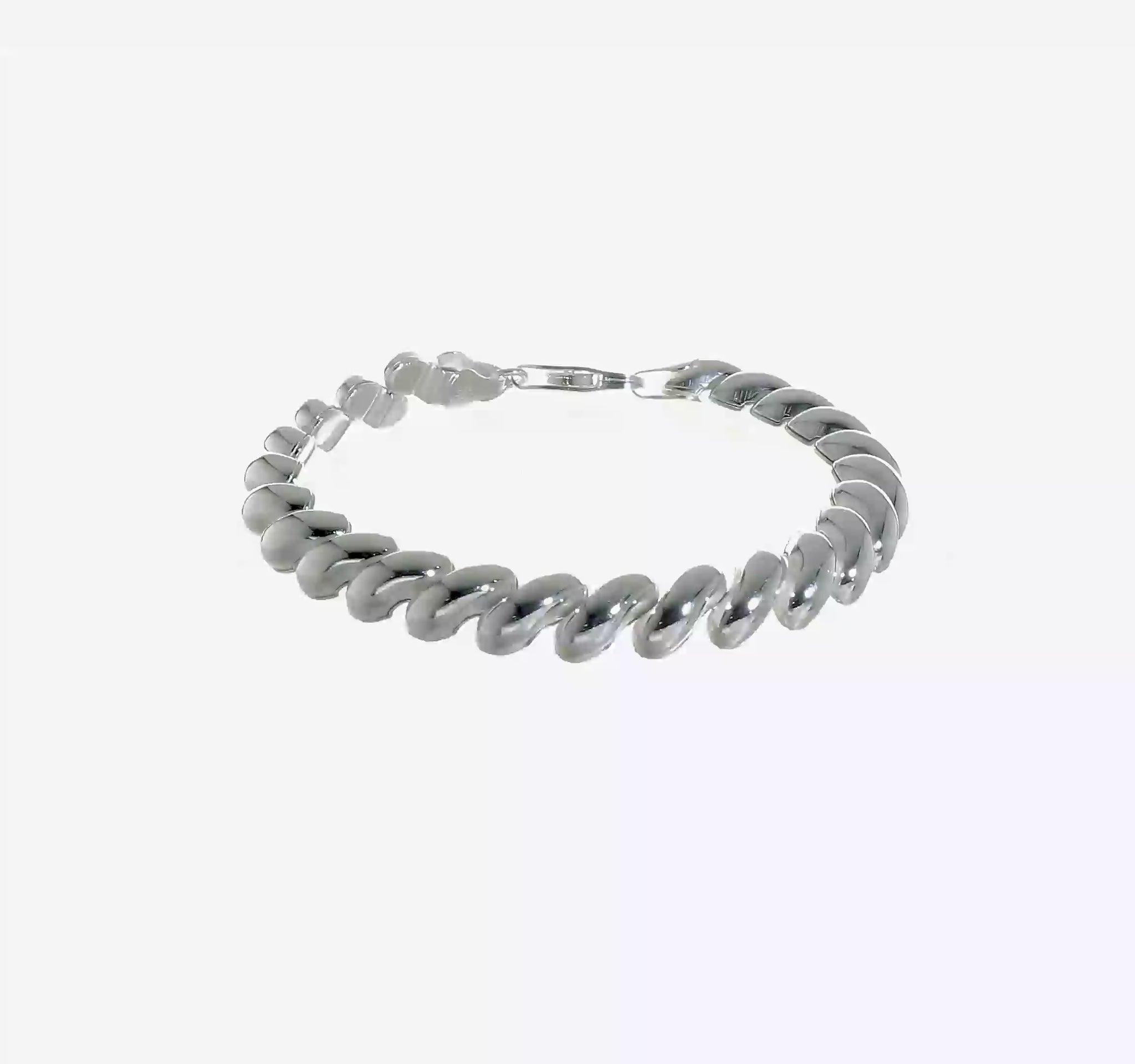 Sterling silver San Marco bracelet, 9 mm, video