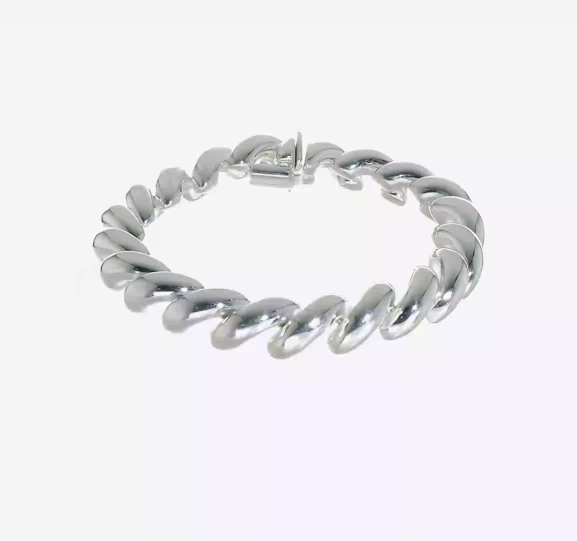 Sterling silver San Marco bracelet, 12 mm, video