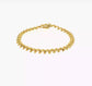 Yellow gold San Marco bracelet, 5 mm, video