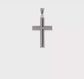 14K White Gold Reversible Latin Cross Pendant - product video