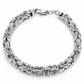 925 Sterling Silver Byzantine Bracelet