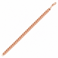 Rose gold Franco bracelet