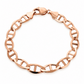 10K Rose Gold Solid Mariner Bracelet