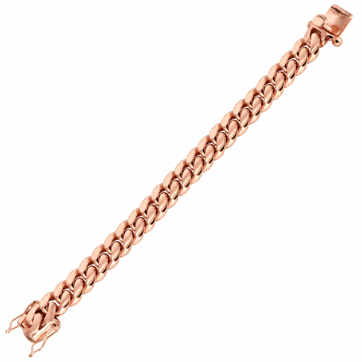 Rose gold Miami Cuban link bracelet