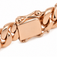 Rose gold Miami Cuban link bracelet