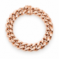 Rose gold Miami Cuban link bracelet