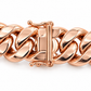 Rose gold Miami Cuban link bracelet