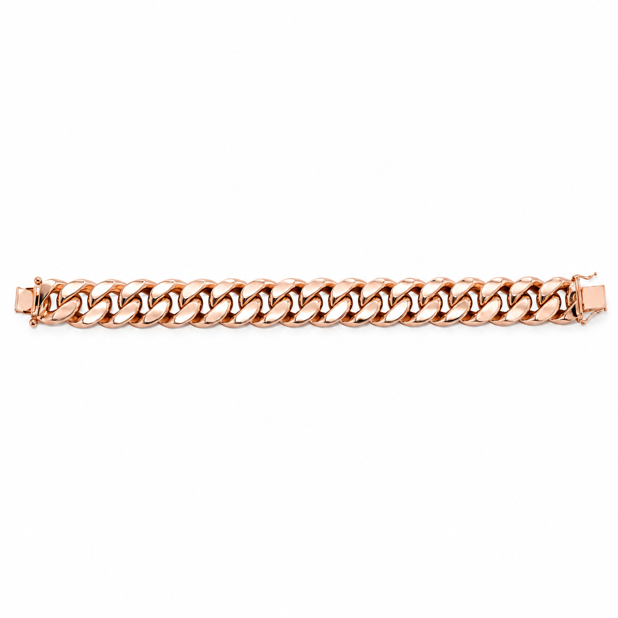 Rose gold Miami Cuban link bracelet