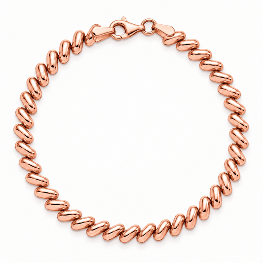 14K Rose Gold San Marco Bracelet