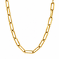 925 Sterling Silver Paper Clip Chain