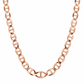 Rose Gold Plated Sterling Silver Mariner Chain