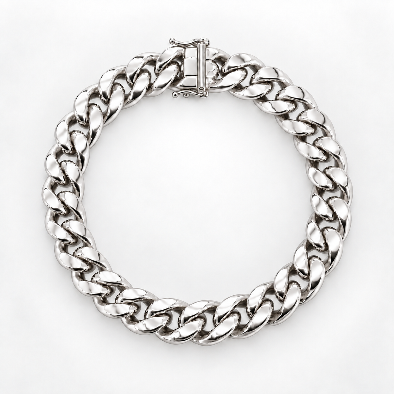 925 sterling silver Miami Cuban link bracelet for men