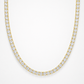 925 Sterling Silver Moissanite Tennis Chain - clasp detail