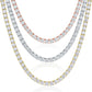 925 Silver Moissanite Tennis Chain