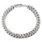 White gold Franco bracelet, alternate view