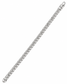 18K White Gold Franco Bracelet, alternate view