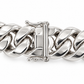 White gold Miami Cuban link bracelet, additional view