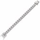White gold Miami Cuban link bracelet