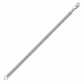 10K white gold diamond-cut rolo link bracelet, link detail