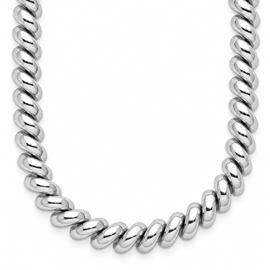 14K White Gold San Marco Necklace