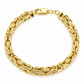 Yellow gold Byzantine necklace