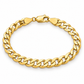 18K Gold Cuban Curb Link Bracelet