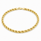 Gold rope chain, alternate angle