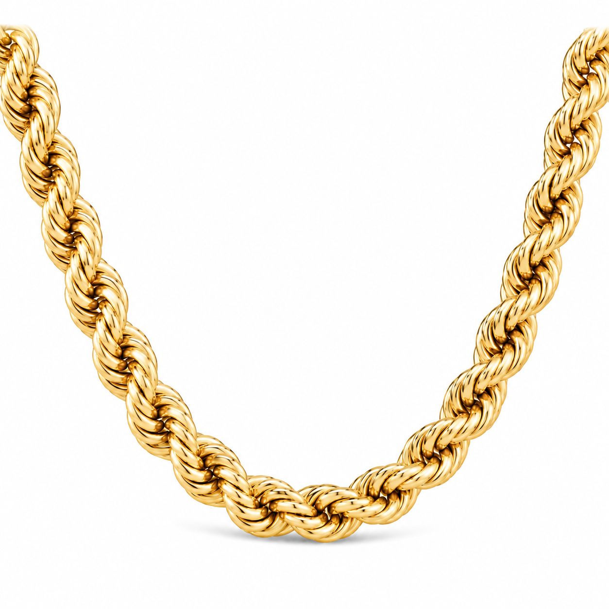 14K Gold Solid Rope Bracelet