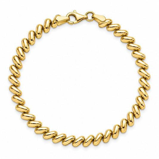 14K Yellow Gold San Marco Bracelet