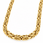 Gold Plated Sterling Silver Byzantine Chain