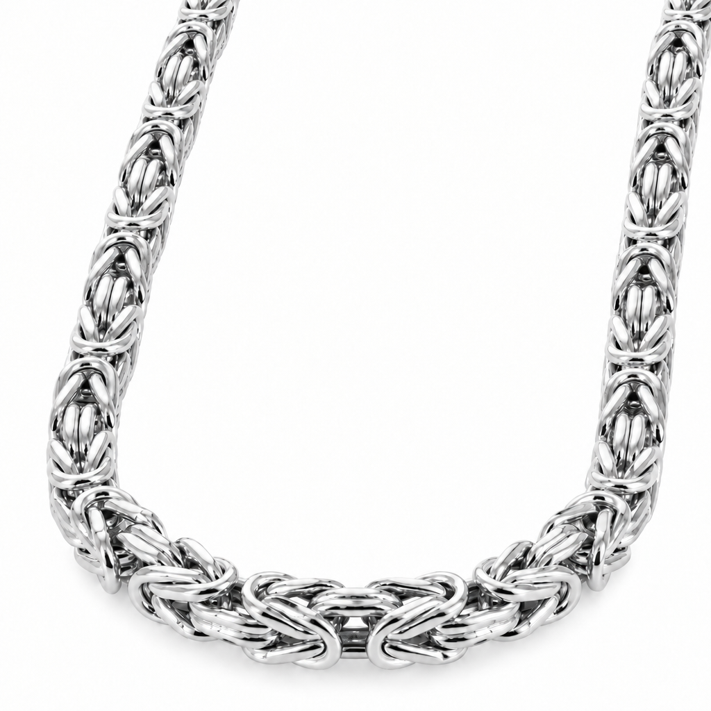 925 Sterling Silver Byzantine Chain
