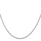 White Gold Chain - Mens Solid Rope Chain 14K Gold
