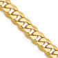 Cuban Link Hollow Chain - 14K Gold Chain