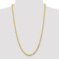 Gold Chain - Mens Solid Rope Chain 14K Gold