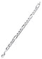  Solid White Figaro Bracelet 