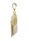 Big Last Supper & Cz 10K Yellow Gold Pendant. | 53.9 Grams