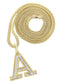 10k Yellow Gold Dimond Pendant Letter "A"