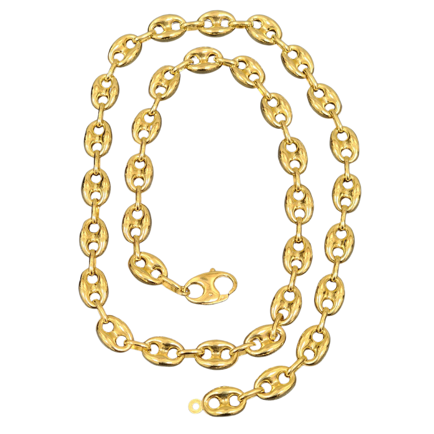 Gold Chain - Mens Hollow Puff Chain 10K Gold – PAPA JEWELS