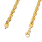solid gold rope chain