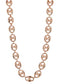 14K Rose Gold Chain Hollow Puff