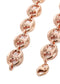 14K Rose Gold Chain Hollow Puff