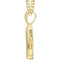 14K Yellow Gold Letter "K" Baguette Diamond