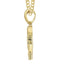 14K Yellow Gold Letter "R" Baguette Diamond