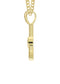 14K Yellow Gold Letter "H" Baguette Diamond