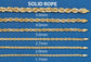 Gold Rope Bracelet Solid - 10K Gold Bracelet