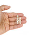 14K Yellow Gold Letter "H" Baguette Diamond