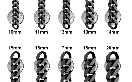 Miami Cuban Solid Link 6MM -13.5MM- 14k Rose Gold Chain