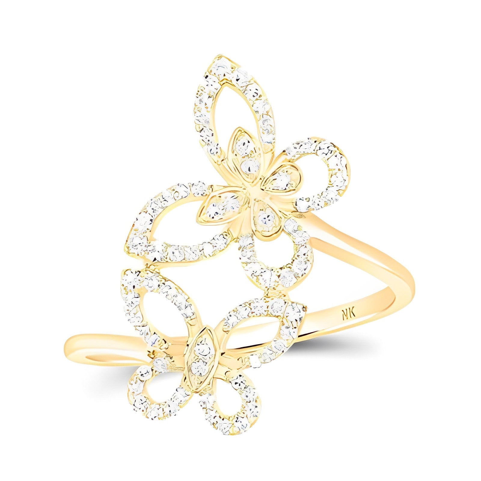 1/4CTW-DIA NK RING